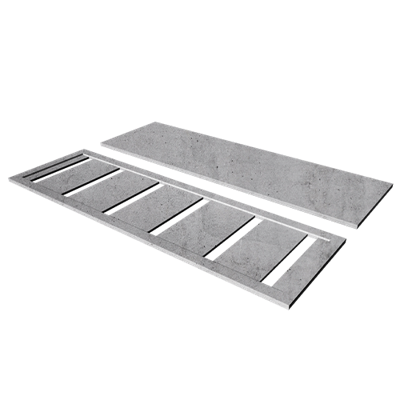 Крышка от лотка ( с отверстием ) Durable ЖБИ 90 КЛК 1 (1,5), 1