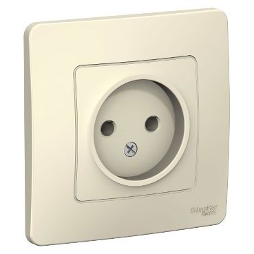 Розетка с рамкой Schneider Electric 1