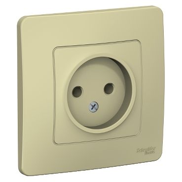Розетка с рамкой Schneider Electric 1