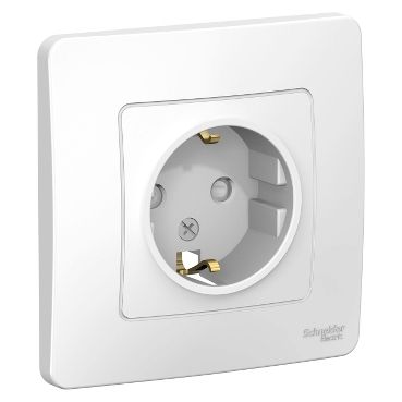 Розетка с рамкой Schneider Electric 1
