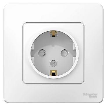 Розетка с рамкой Schneider Electric 2