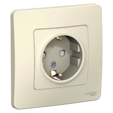 Розетка с рамкой Schneider Electric 1