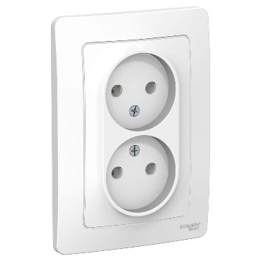 Розетка с рамкой Schneider Electric 1