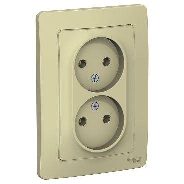Розетка с рамкой Schneider Electric 1