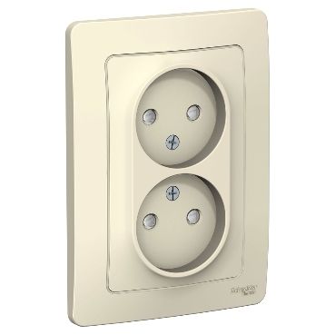 Розетка с рамкой Schneider Electric 1