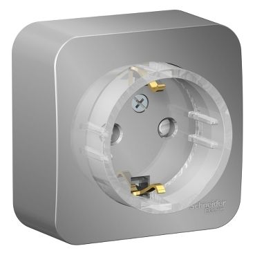 Розетка с заземлением Schneider Electric 1