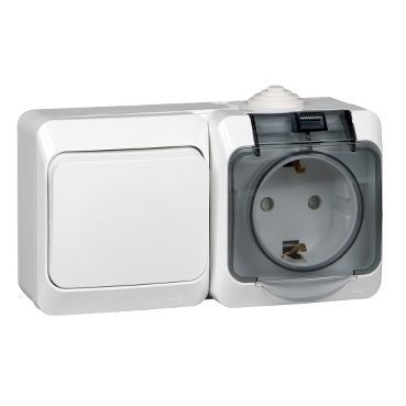 Выключатель и розетка Schneider Electric, 1