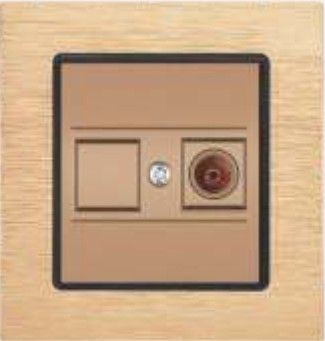 ТВ розетка VESTA electric, 1